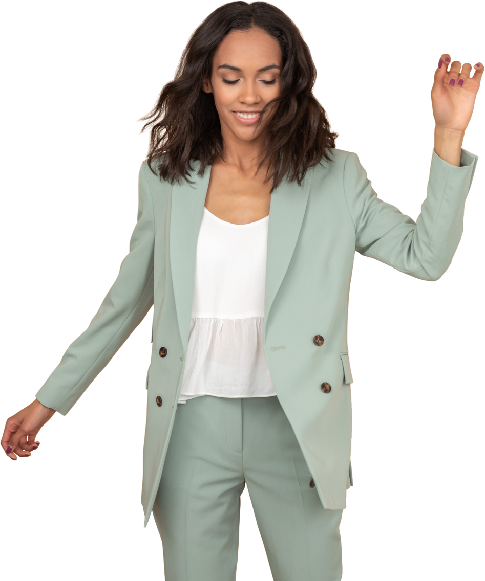 Dancing Happy Office Employee